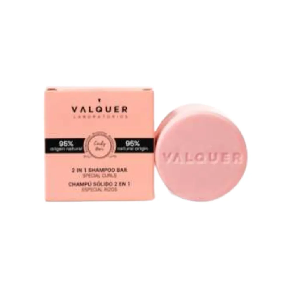 Valquer Champú y Acondicionador Sólido 2 en 1 Rizos 70g Valquer Champú y Acondicionador Sólido 2 en 1 Rizos 70g